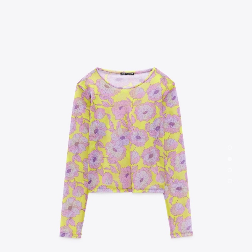 Printer tulle shirt. Brand new!